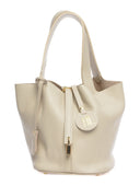Anna Luchini Borsa a mano Patrizia pelle naturale Beige
