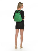 Anna Luchini Rucsac CAMILLA piele naturala Verde