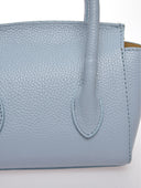 Anna Luchini Borsa a tracolla SYBILLE in vera pelle-Azzurro