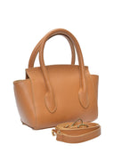 Anna Luchini Borsa messenger SYBILLE in vera pelle-Cognac
