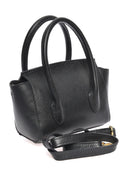 Anna Luchini Borsa messenger SYBILLE in vera pelle - Nera