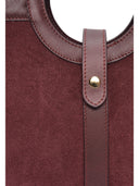 Anna Luchini borsa a mano Silvana pelle naturale-Bordeaux