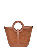 Anna Luchini borsa a mano Silvana pelle naturale-cognac