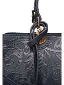 Anna Luchini Borsa a mano Nina vera pelle Blu scuro