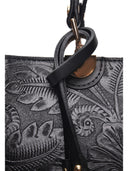 Anna Luchini Borsa a mano Nina in vera pelle nera