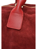 Anna Luchini borsa a mano ELEONORA vera pelle-Rosso