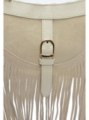 Anna Luchini Borsa a tracolla BIANCA pelle naturale-Beige