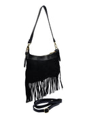Anna Luchini Borsa a tracolla BIANCA pelle naturale-Nero