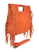 Anna Luchini Borsa Tote MARIA in pelle naturale-Arancione