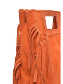 Anna Luchini Borsa Tote MARIA in pelle naturale-Arancione