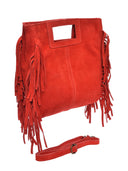 Anna Luchini Borsa Tote MARIA in vera pelle - Rosso