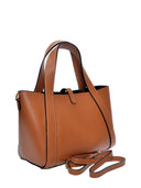 Isabella Rhea borsa a mano AGNESE in vera pelle - cognac