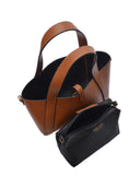 Isabella Rhea borsa a mano AGNESE in vera pelle - cognac