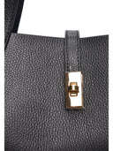 Borsa a mano Isabella Rhea AGNESE in vera pelle - Nera