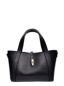 Borsa a mano Isabella Rhea AGNESE in vera pelle - Nera