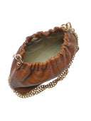 Isabella Rhea Borsa a tracolla NERO pelle naturale-Cognac
