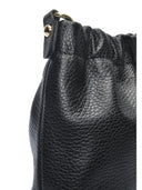 Isabella Rhea Borsa a tracolla NERA in pelle naturale-Nero
