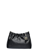 Isabella Rhea Borsa a tracolla NERA in pelle naturale-Nero