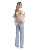 Isabella Rhea Zaino SARMISA pelle naturale-beige