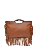 Isabella Rhea borsa a mano DAFINA in vera pelle-Cognac
