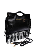Isabella Rhea borsa a mano DAFINA pelle naturale-Nero