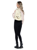 Isabella Rhea Rucsac Amara piele naturala Bej