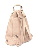 Isabella Rhea Rucsac Amara piele naturala Roz pudra