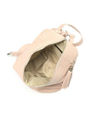 Isabella Rhea Rucsac Amara piele naturala Roz pudra