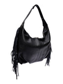 Isabella Rhea Borsa a tracolla ILINCA vera pelle-Nero