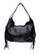 Isabella Rhea Borsa a tracolla ILINCA vera pelle-Nero