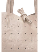 Isabella Rhea borsa Hobo NATALIA pelle naturale-Beige