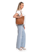 Isabella Rhea borsa Hobo NATALIA pelle naturale-Cognac