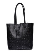 Isabella Rhea geanta Hobo NATALIA piele naturala-Negru