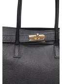 Isabella Rhea Borsa a tracolla REBECA pelle naturale-Nero