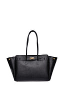 Isabella Rhea Borsa a tracolla REBECA pelle naturale-Nero