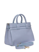 Isabella Rhea Borsa Tote RAMONA in vera pelle-Azzurro