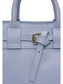 Isabella Rhea Borsa Tote RAMONA in vera pelle-Azzurro