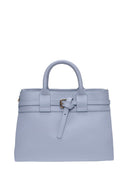 Isabella Rhea Borsa Tote RAMONA in vera pelle-Azzurro