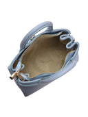 Isabella Rhea Borsa Tote RAMONA in vera pelle-Azzurro