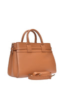Isabella Rhea Borsa Tote RAMONA in vera pelle-Cognac