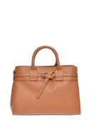Isabella Rhea Borsa Tote RAMONA in vera pelle-Cognac