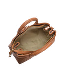 Isabella Rhea Borsa Tote RAMONA in vera pelle-Cognac