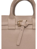 Isabella Rhea Borsa Tote RAMONA in vera pelle-Tortora