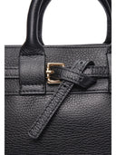 Isabella Rhea Borsa Shopper RAMONA in vera pelle-Nero