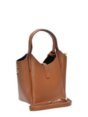 Isabella Rhea Borsa Shopper ARIANA in pelle naturale-cognac