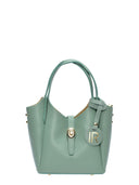 Isabella Rhea Geanta Tote ARIANA piele naturala-Verde menta