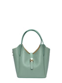 Isabella Rhea Borsa Tote ARIANA in vera pelle-Verde menta
