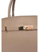 Isabella Rhea Borsa Tote CAMELIA pelle naturale-Tortora
