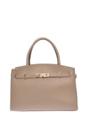 Isabella Rhea Borsa Tote CAMELIA pelle naturale-Tortora