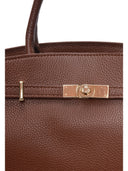Isabella Rhea Borsa a spalla CAMELIA in vera pelle - Marrone